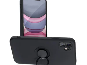 SILICONE RING case for IPHONE 11 black