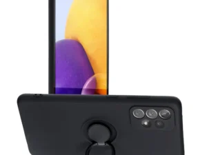 SILICONE RING case for SAMSUNG A52 5G / A52 LTE ( 4G ) / A52S black