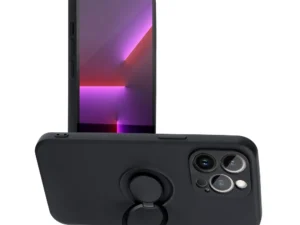 SILICONE RING case for IPHONE 13 Pro black