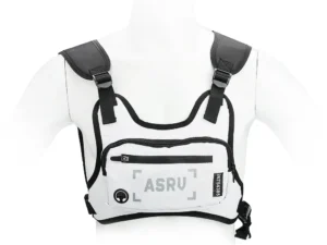 Sports bag on chest for mobile phone / keys ( 4,5" - 6,5" ) white