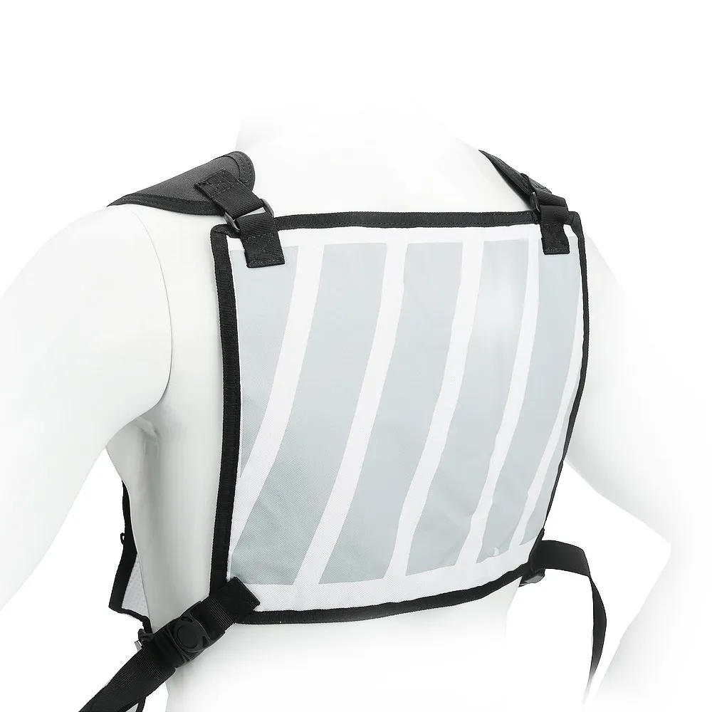 Sports bag on chest for mobile phone / keys ( 4,5" - 6,5" ) white - Image 4