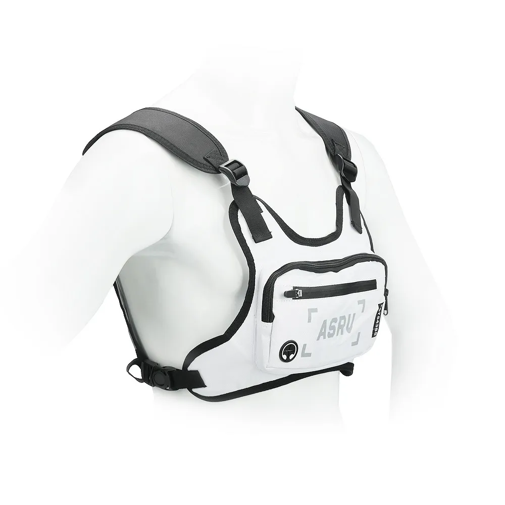 Sports bag on chest for mobile phone / keys ( 4,5" - 6,5" ) white - Image 3