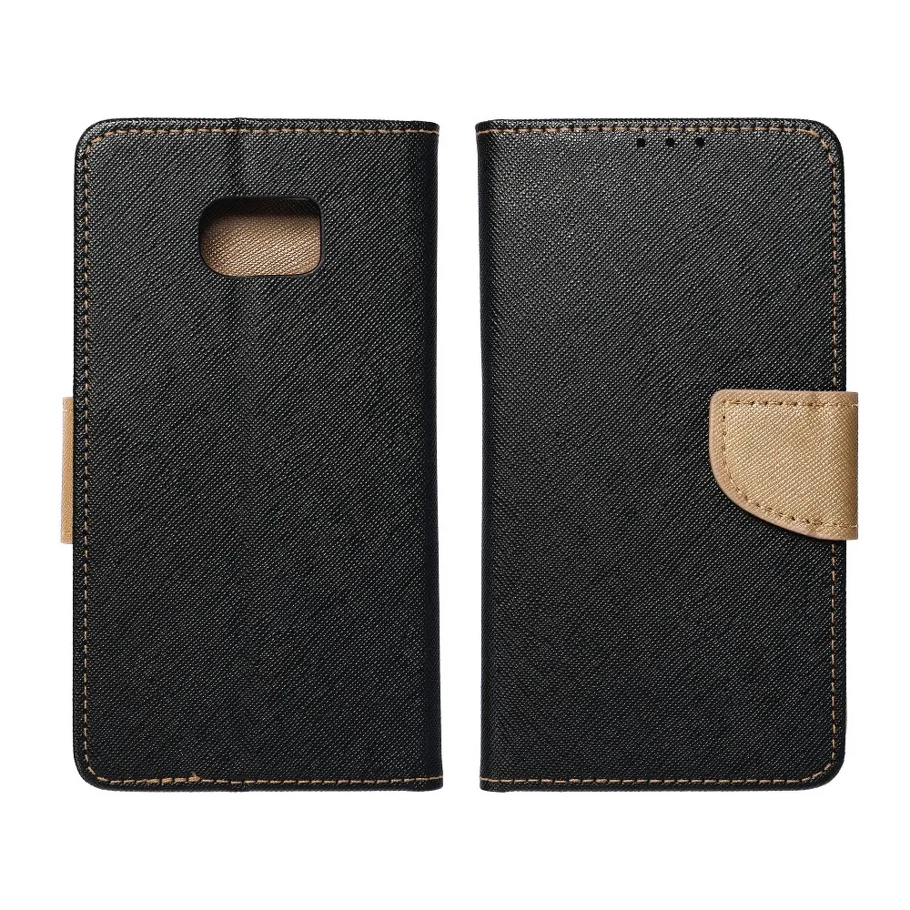 FANCY Book for SAMSUNG S22 ULTRA black / gold - Image 5