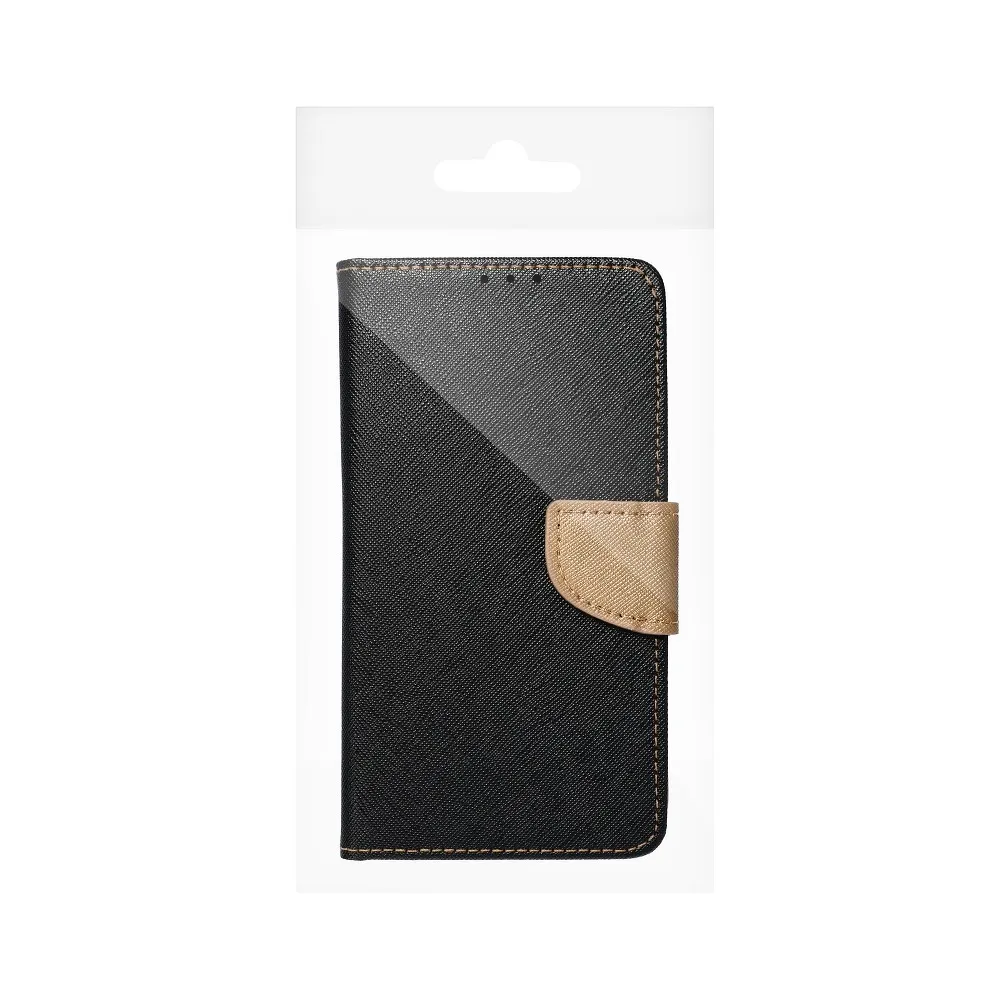 FANCY Book for SAMSUNG S22 ULTRA black / gold - Image 8