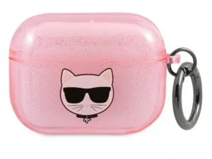 KARL LAGERFELD case for APPLE Airpods 3 KLA3UCHGP pink + glitter