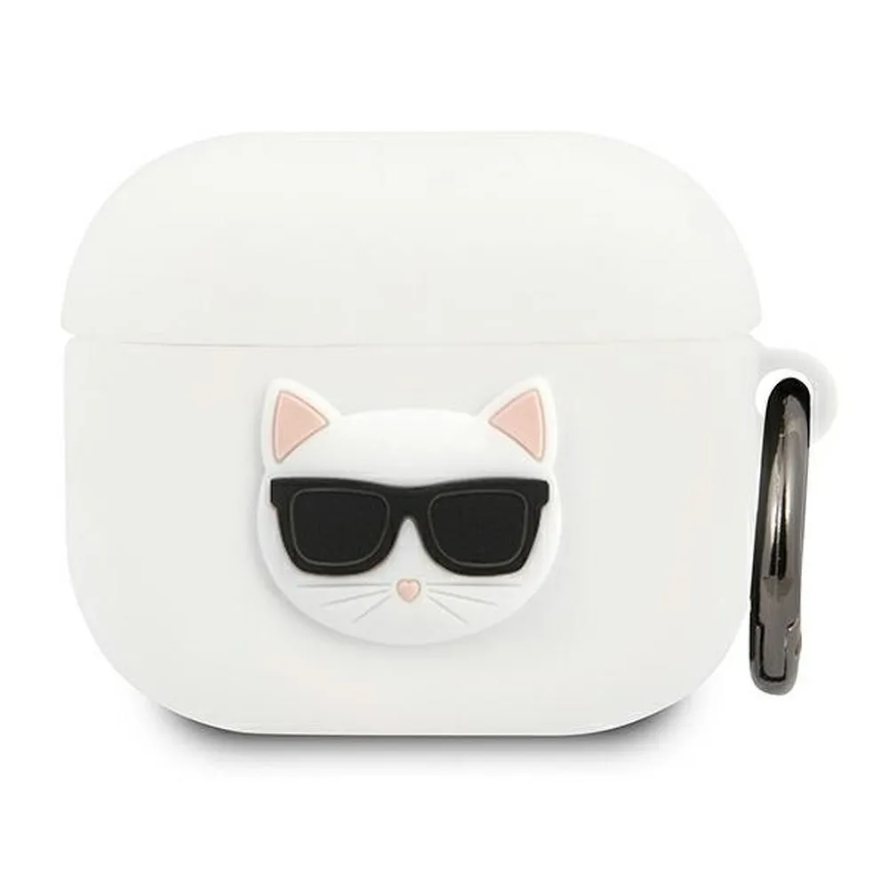 KARL LAGERFELD case for APPLE Airpods 3 KLACA3SILCHWH white