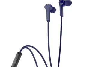 HOCO wire earphones Jack 3,5 mm with microphone M72 blue