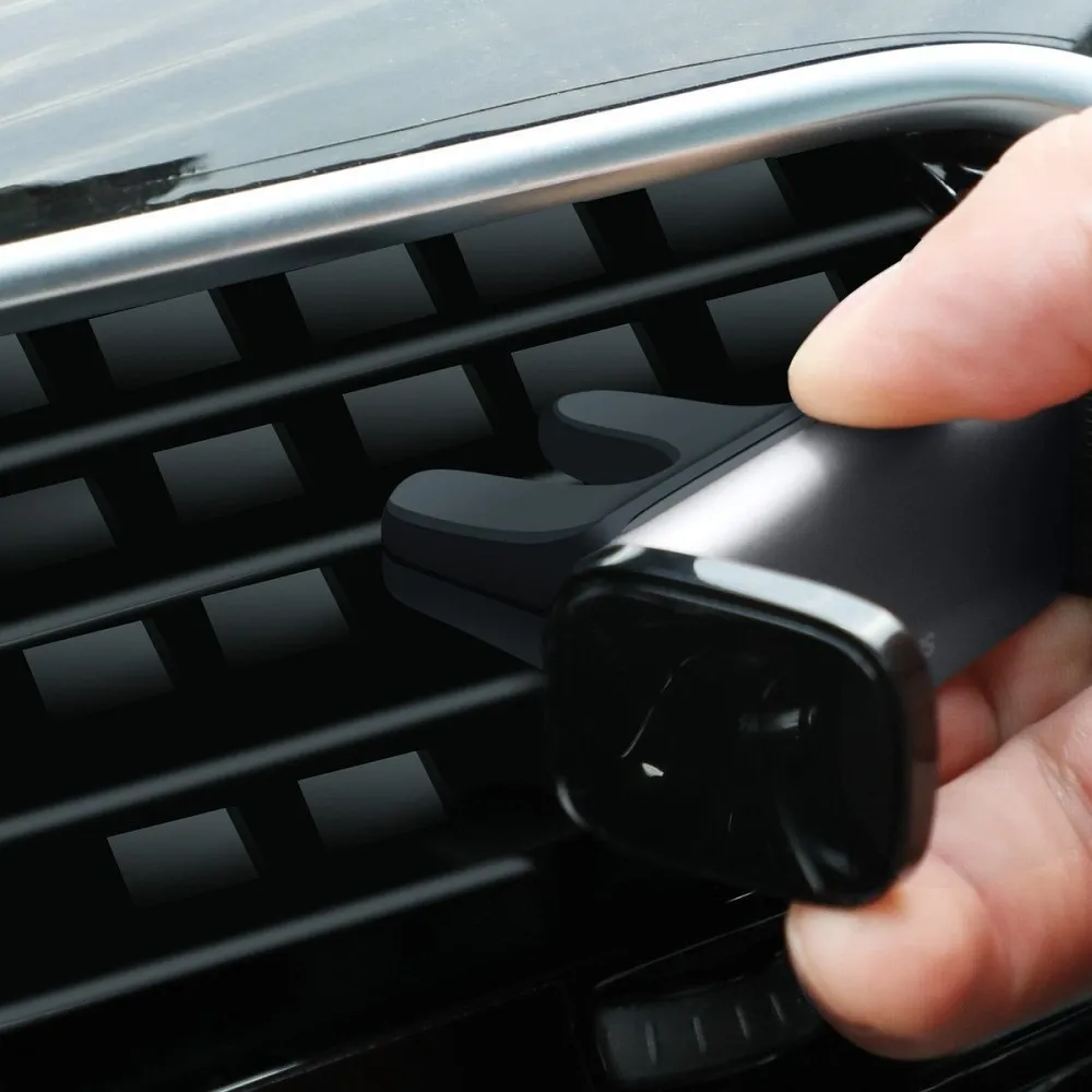 BASEUS car holder for air vent with double handle SUGP-01 black - Image 8
