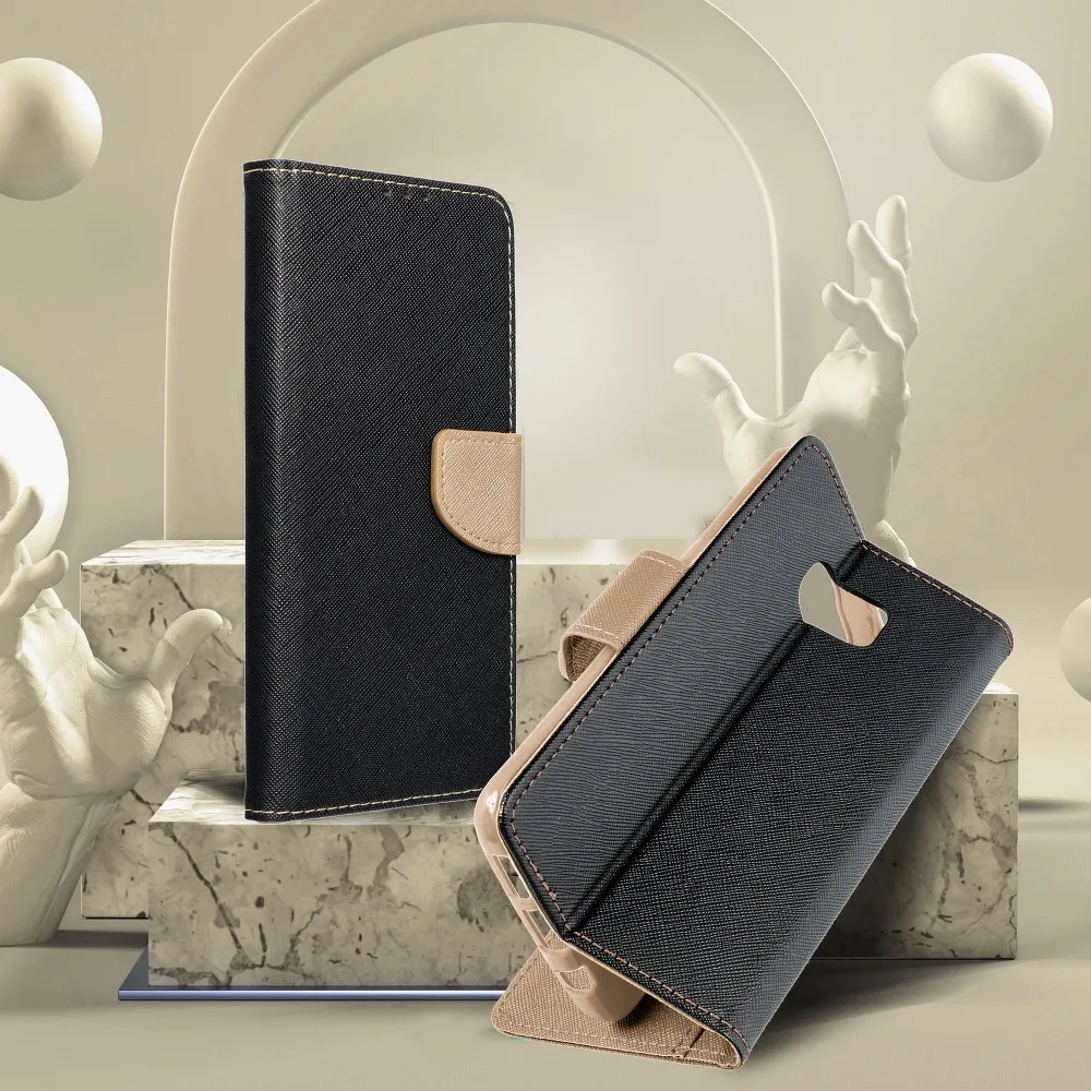FANCY Book for XIAOMI Redmi 10 black / gold - Image 4