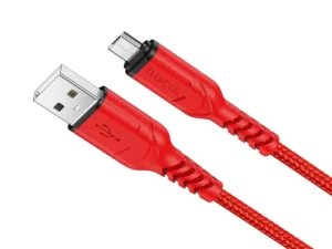 HOCO cable USB A to Micro USB 2,4A X59 1 m red