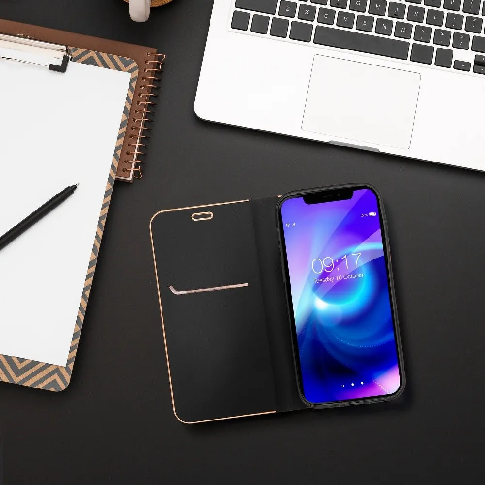 LUNA Book Gold for iPhone 13 Pro Max black - Image 4