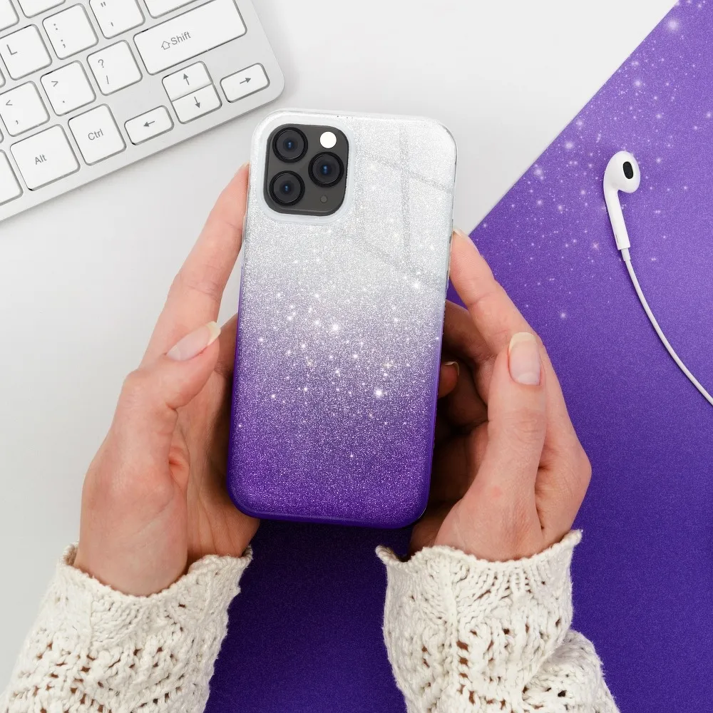 SHINING Case for SAMSUNG A52 5G / A52 LTE ( 4G ) / A52S transparent violet - Image 4