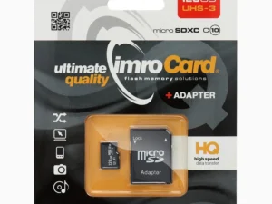 IMRO memory card microSD 128GB 100MB/s class10 UHS 3 4K with adapter SD