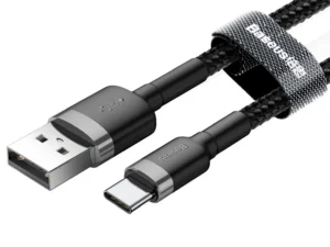 BASEUS cable USB A to Type C 1,5A Cafule CATKLF-UG1 3 m black gray