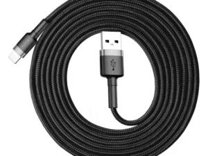 BASEUS cable USB A to Lightning 2A Cafule CALKLF-RV1 3 m black gold