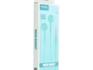 Wired earphones with micro Jack 3,5mm PA-E65 blue