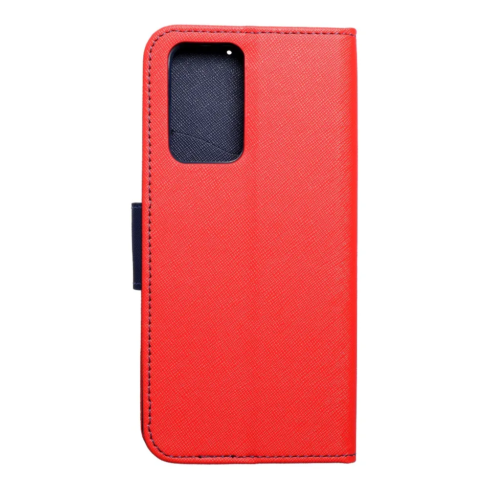 FANCY Book case for XIAOMI Redmi Note 10 PRO / 10 PRO MAX red navy - Image 2