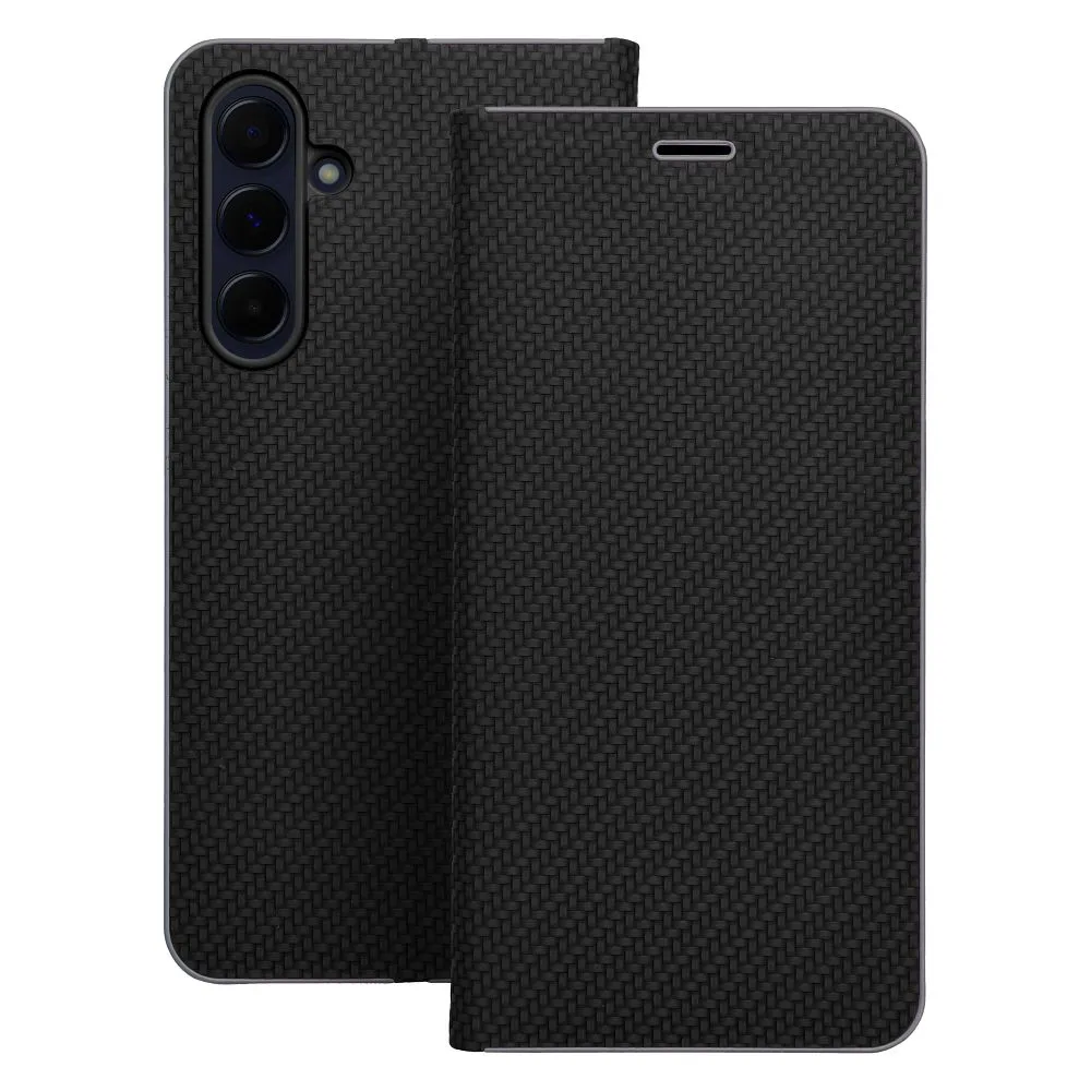 LUNA Book Carbon for SAMSUNG A50 black - Image 16