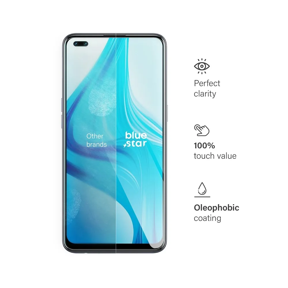 Tempered Glass Blue Star - Oppo A93 - Image 3