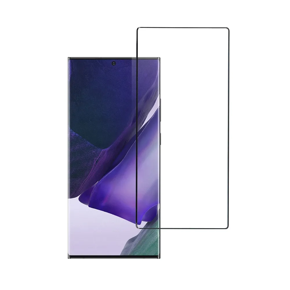 Tempered Glass Blue Star - SAMSUNG Galaxy Note 20 Ultra Full Face (full glue/small size) - black Tempered Glass Blue Star