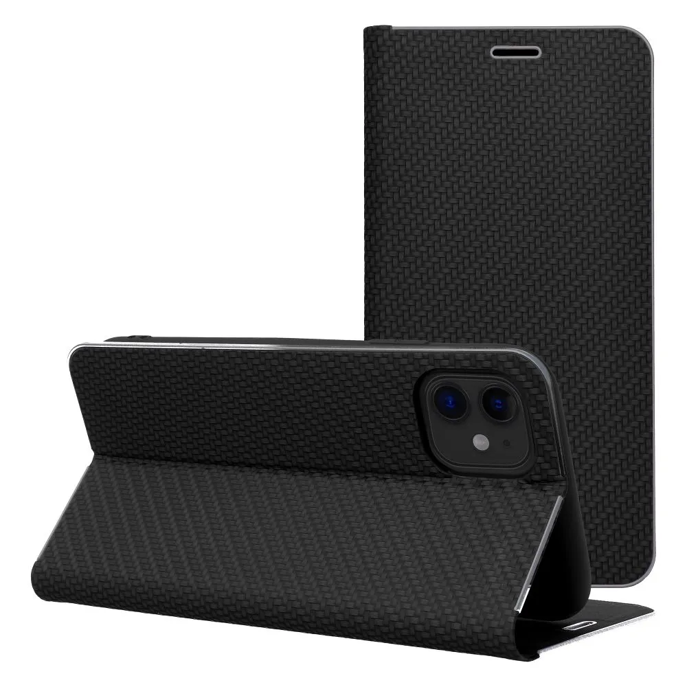 LUNA Book Carbon for IPHONE 12 / 12 Pro black - Image 27