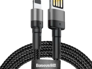 BASEUS cable Cafule for iPhone Lightning 8-pin 1,5A Cafule CALKLF-HG1 2m Grey-Black