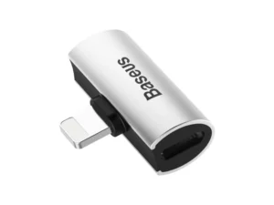 BASEUS adapter 2in1 Lightning to 2 x Lightning CAL46-S1 silver black
