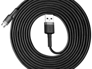 BASEUS cable USB A to Micro USB 2,4A Cafule CAMKLF-HG1 3 m black gray