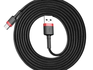 BASEUS cable USB A to Type C 1,5A Cafule CATKLF-C91 2 m red black