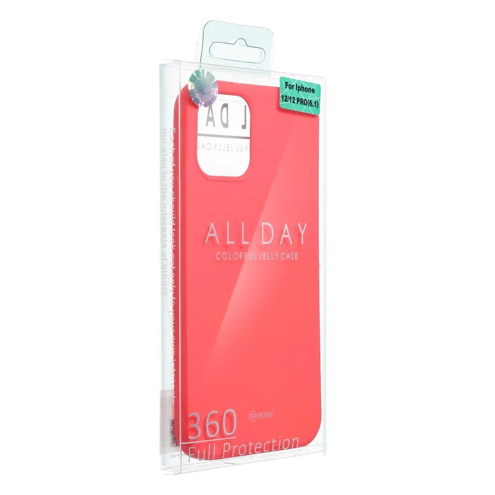 Roar Colorful Jelly Case - for iPhone 11 peach pink - 6. kép