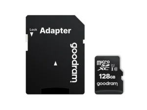 GOODRAM memory card microSD 128GB 100MB/s class 10 UHS I with adapter SD