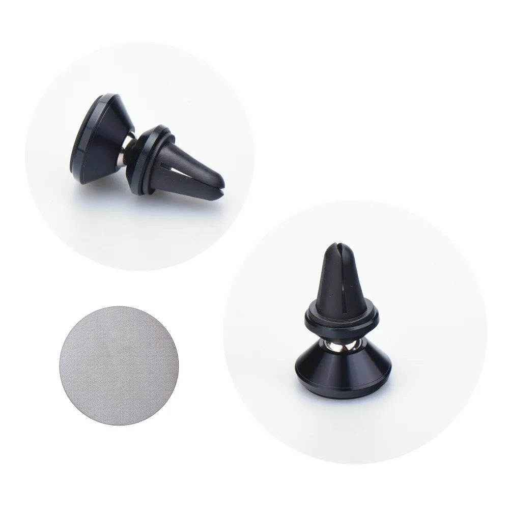 Car holder for smartphone Magnetic to air vent black - Image 2