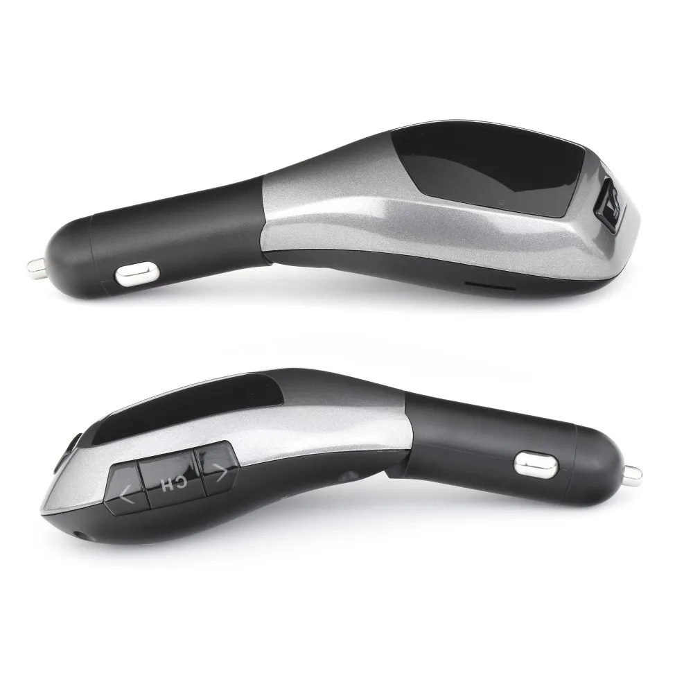 Transmitter FM bluetooth + USB reader + memory card reader X5 black sliver - Image 2