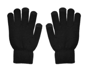Touch screen gloves TRIANGLE for Woman black