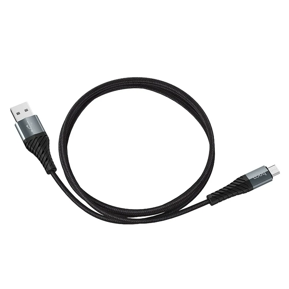 HOCO COOL charging data cable for Micro X38 1 metr black - Image 2