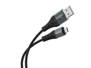 HOCO COOL charging data cable for Micro X38 1 metr black
