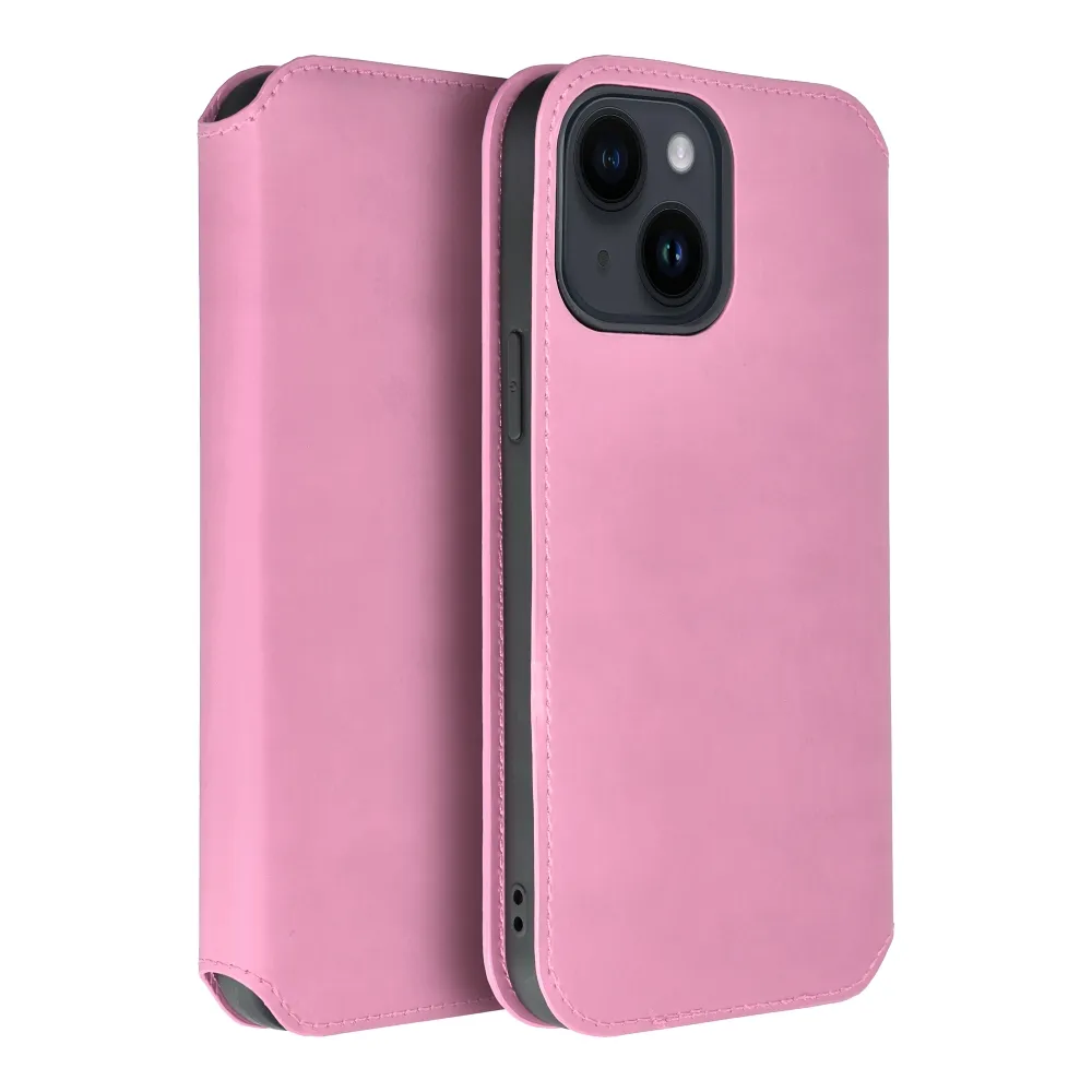 DUAL POCKET Book case for SAMSUNG S24 FE light pink - Image 2