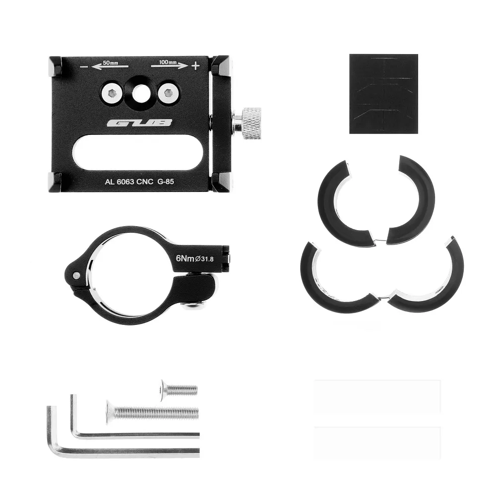 GUB bike holder for mobile phone G85 Aluminium black - Image 5