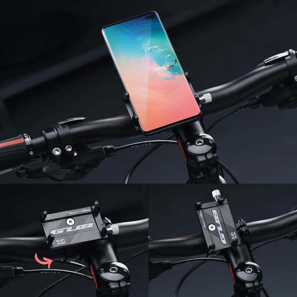 GUB bike holder for mobile phone G81 Aluminium black - Image 10