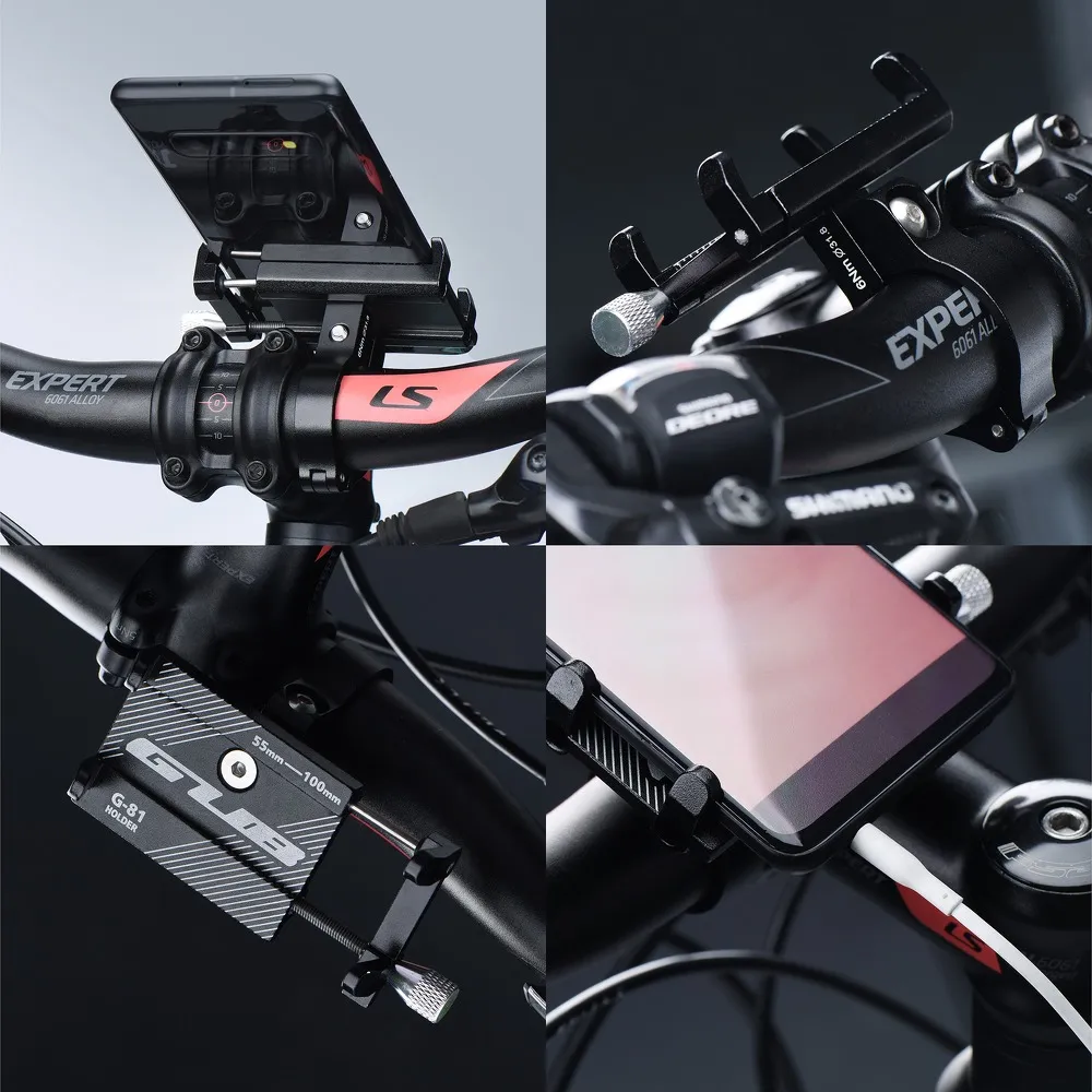 GUB bike holder for mobile phone G81 Aluminium black - Image 11