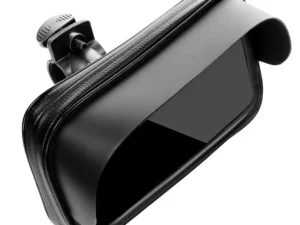 Bike holder waterproof with zip and hood ( 4,8" - 5,5" ) black