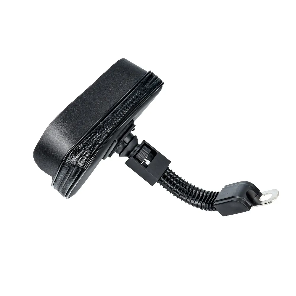 Motorcycle holder waterproof with zip and hood ( 5,5" - 6,3" ) black - Image 5