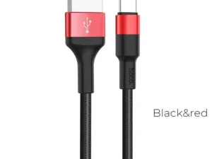 HOCO cable USB A to Type C 2A X26 1 m black red