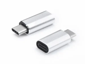 Adapter Lightning (female) to Type C (male) silver