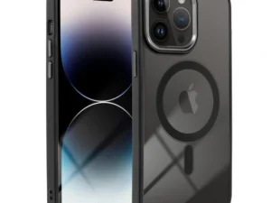 COLOR EDGE MAG COVER case compatible with MagSafe for IPHONE 16 Pro Max black