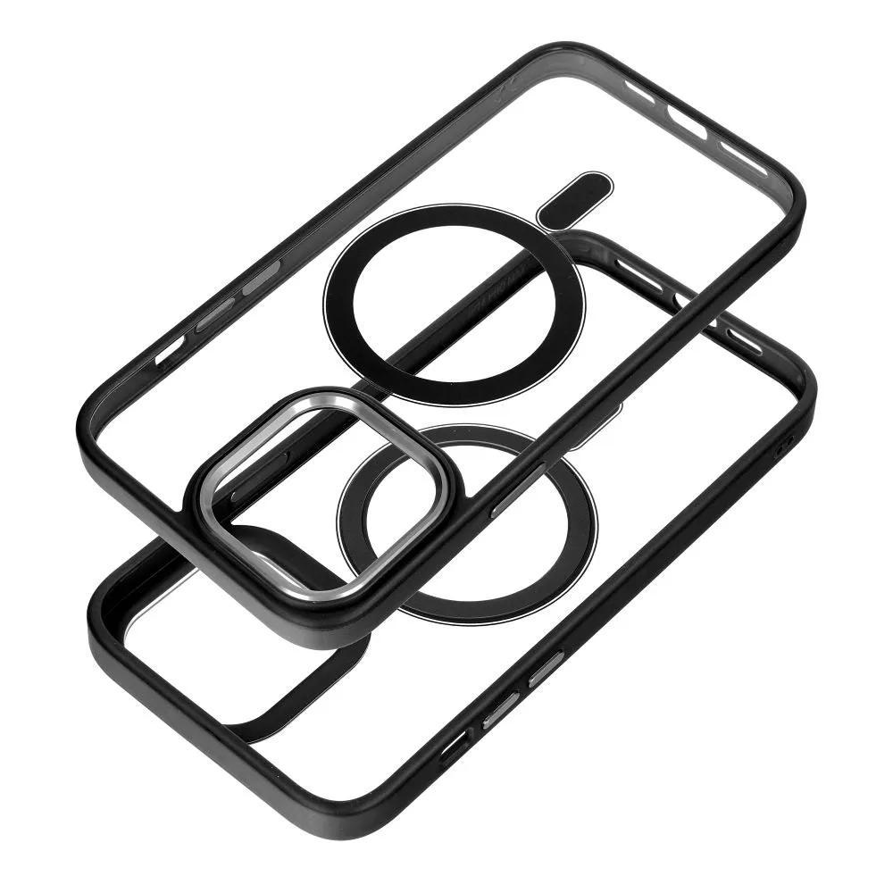 COLOR EDGE MAG COVER case compatible with MagSafe for IPHONE 16 Plus black - Image 2