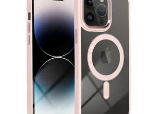 COLOR EDGE MAG COVER case compatible with MagSafe for IPHONE 16 Pro Max pink