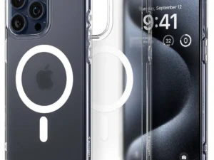 Case SPIGEN Ultra Hybrid Mag compatible with MagSafe for IPHONE 16 Pro frost clear