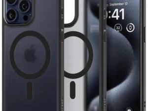 Case SPIGEN Ultra Hybrid Mag compatible with MagSafe for IPHONE 16 Pro Max frost black