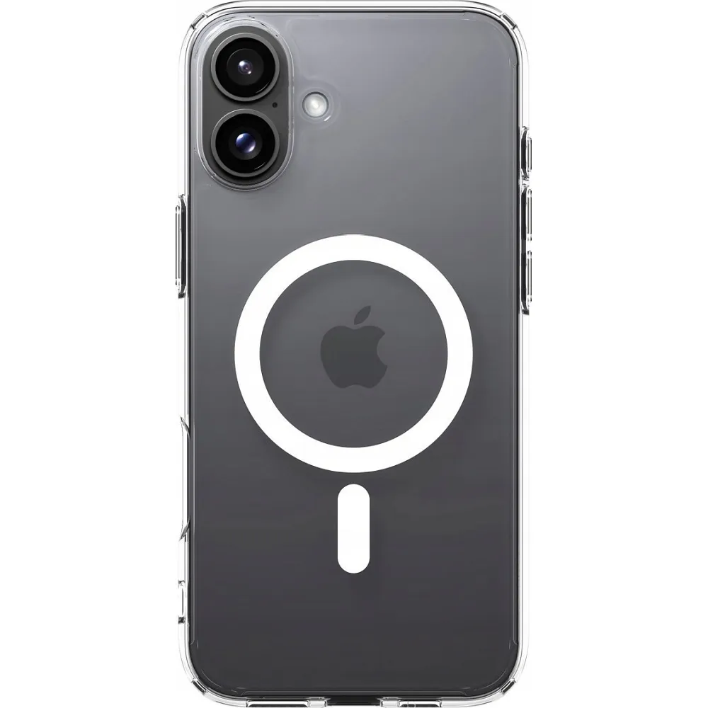 Case SPIGEN Ultra Hybrid Mag compatible with MagSafe for IPHONE 16 white - Image 2